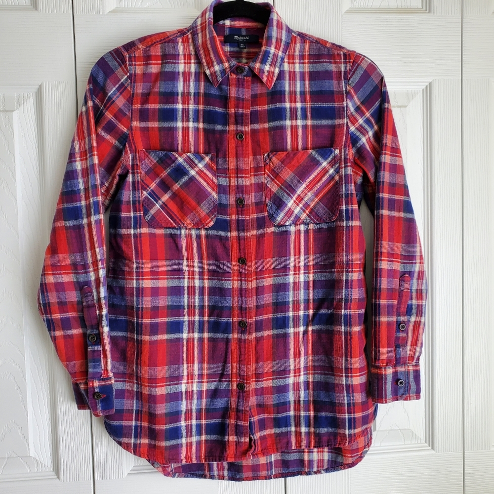 Madewell Plaid Button Down Shirt
